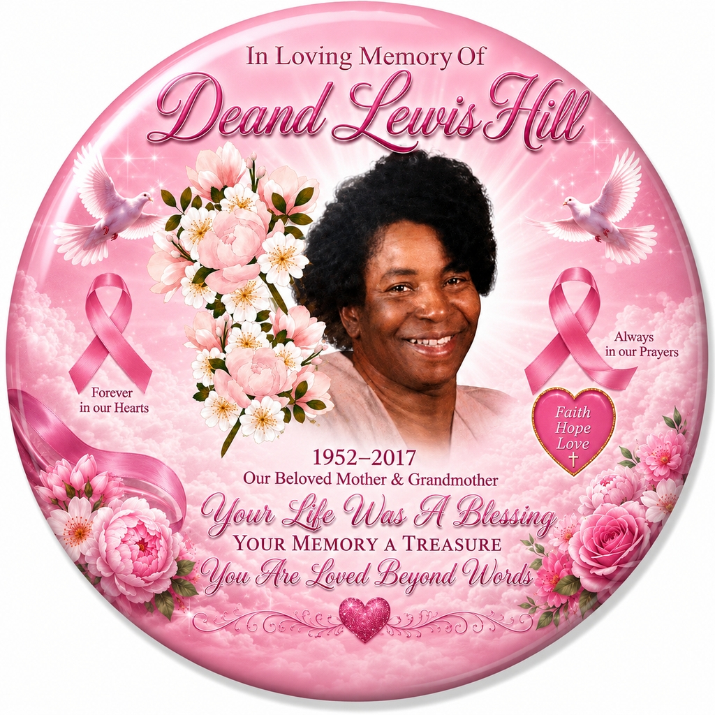 Custom Buttons For any Occasion (Memorial, Birthday, Graduation etc.